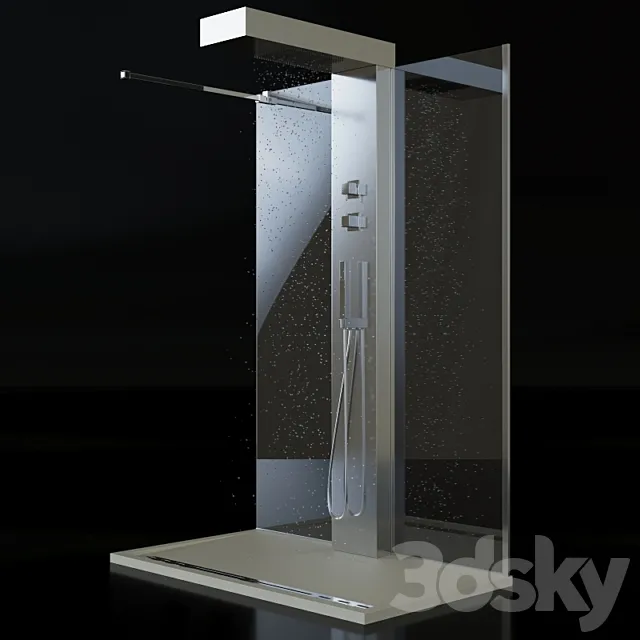 Banos Box Royale Shower 3DModel Banos Box Royale Shower 3DModel