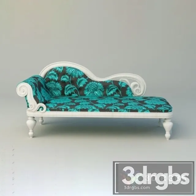 Banquet Bench 3D Model Download