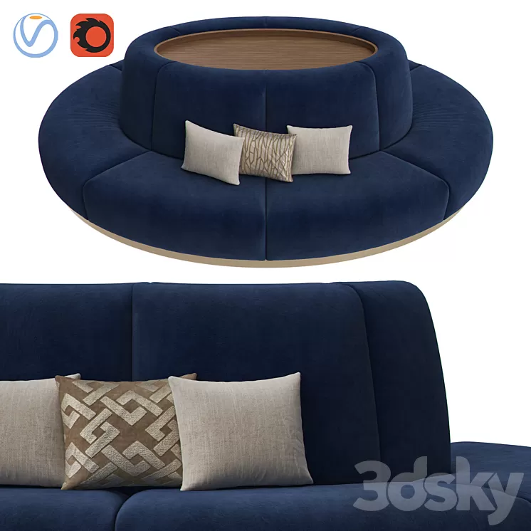 BANQUET Seating 003 3D Model