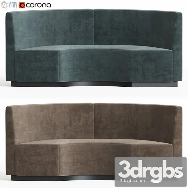 Banquette 2 3D Model Download Banquette 2 3D Model Download