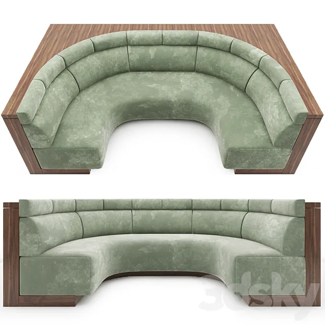 Banquette 3D Model