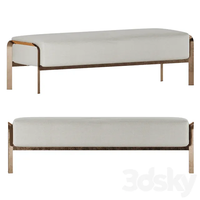 Banquette Rugiano Arthur 3D Model