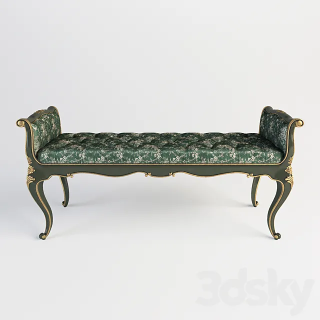 banquette Versailles 3DModel banquette Versailles 3DModel