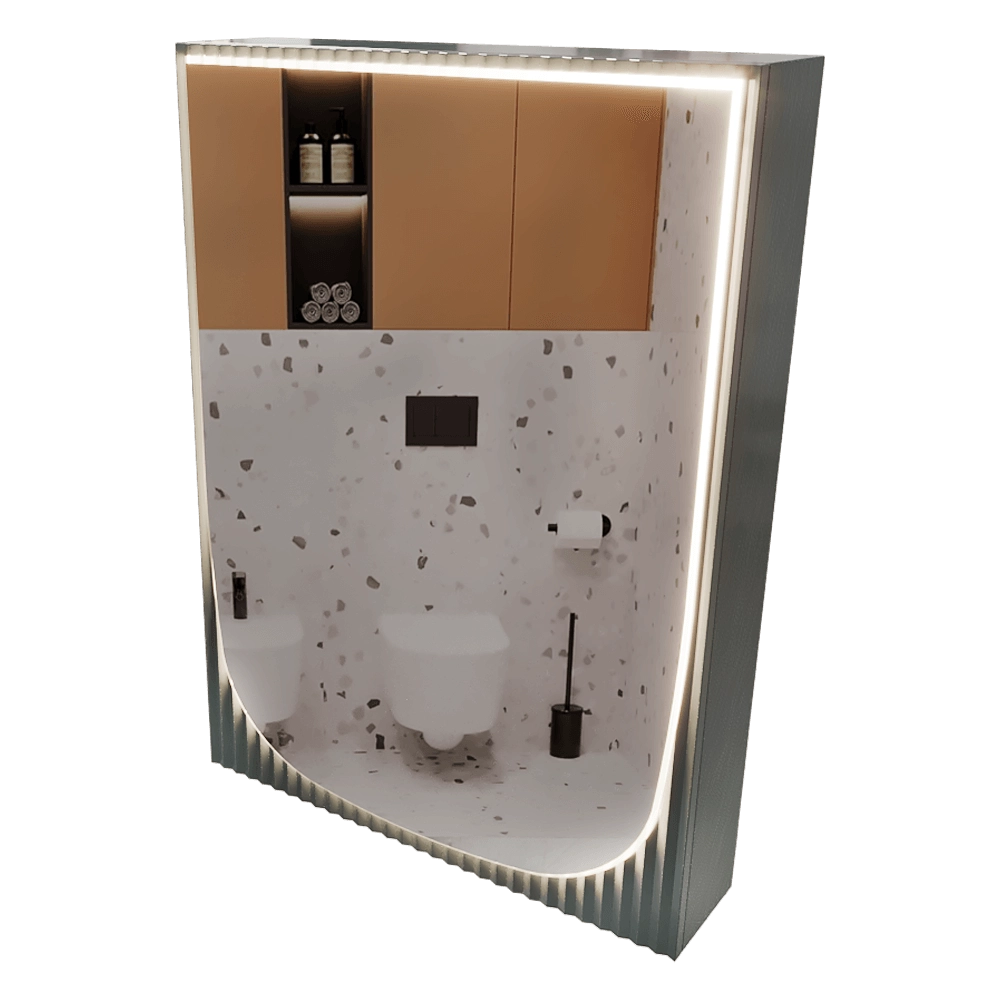 Banska – Mirror cabinet with lighting Vanlav Arch 3D Model Banska – Mirror cabinet with lighting Vanlav Arch 3D Model