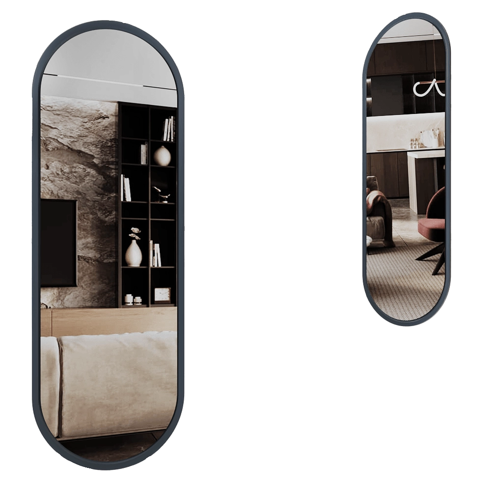 Banska – Mirror Special B Oval Rost 3D Model Banska – Mirror Special B Oval Rost 3D Model