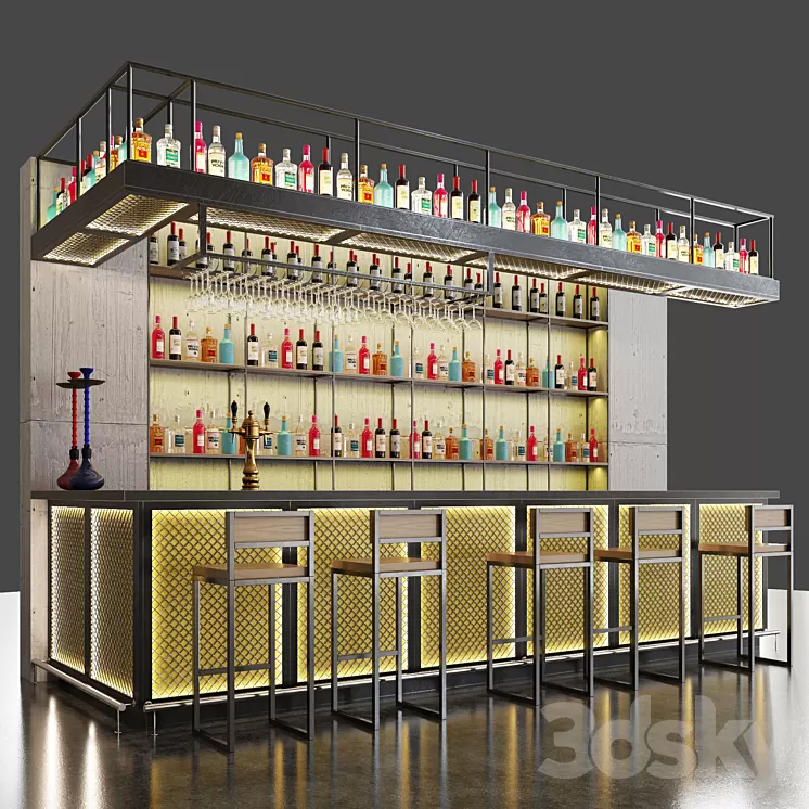 Bar 2 3D Model