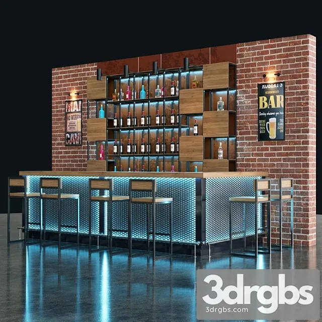 Bar 3D Model Download