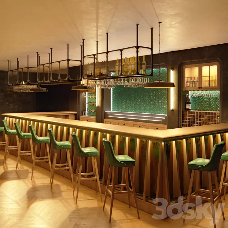 Bar 3D Model