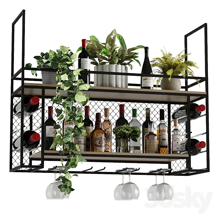 Bar 6 (Hanging Bar) 3D Model Free Download