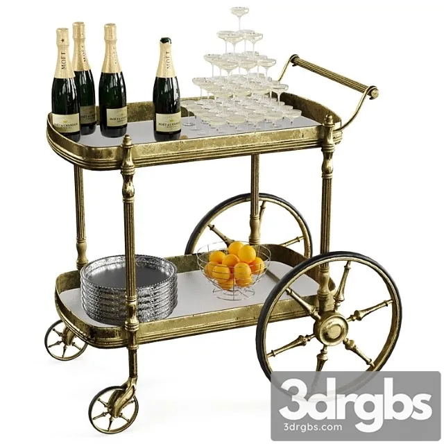 Bar cart champagne Bar cart champagne