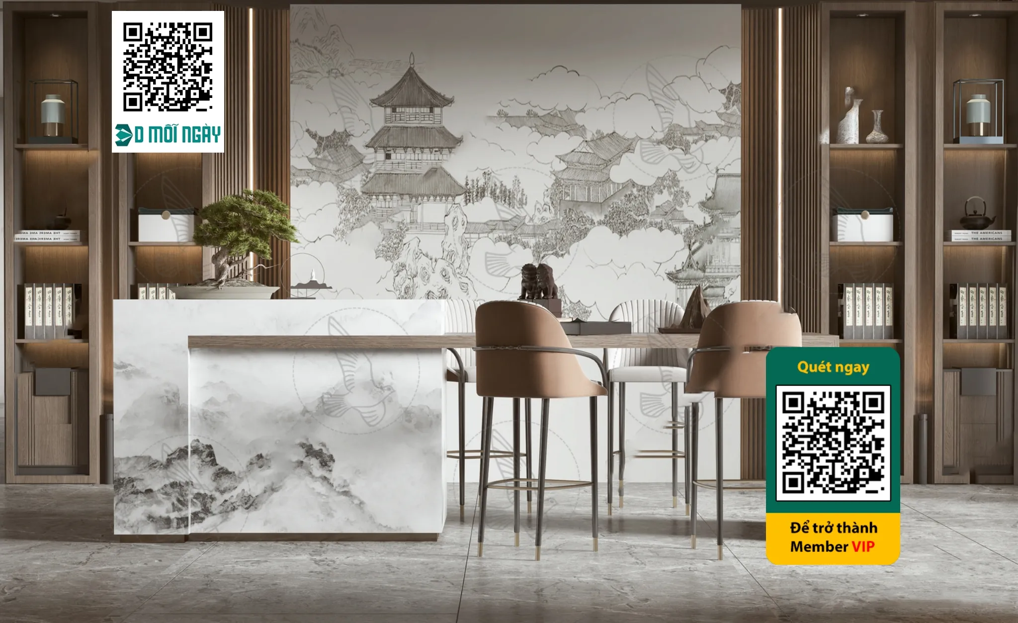 Bar chair 3D – 018 – 3723