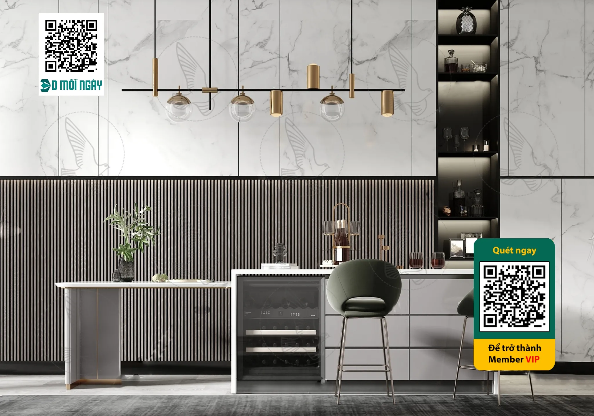 Bar chair 3D – 026 – 3731