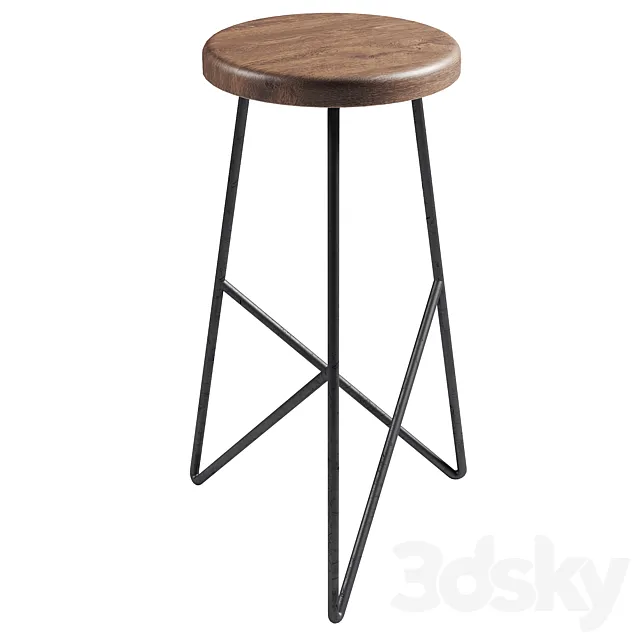 Bar chair 3D Model