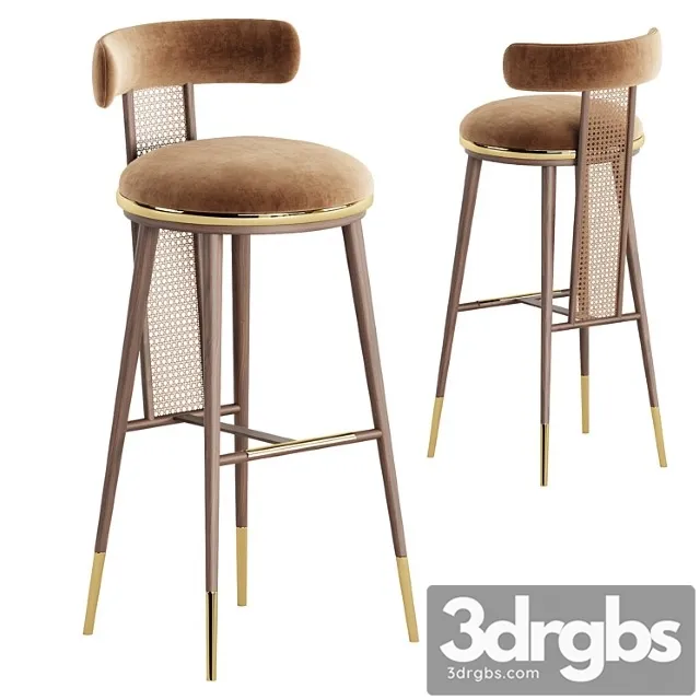 Bar Chair Blakey 3 3D Model Download