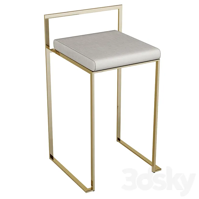 BAR CHAIR Cazarina LORAINE 3DModel