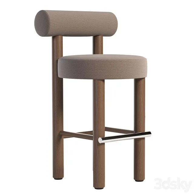 Bar Chair Gropius CS2 by NOOM 3D Model