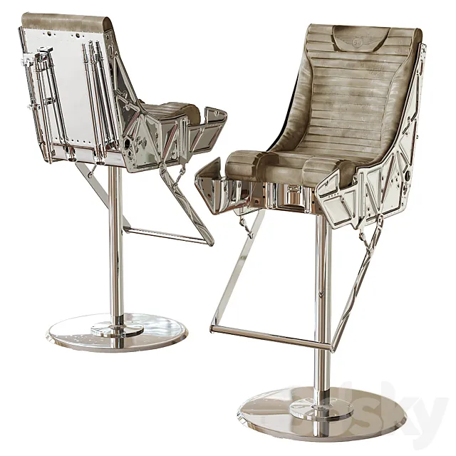 Bar chair Michael Baker MK10 from Hangar 54 3D Model