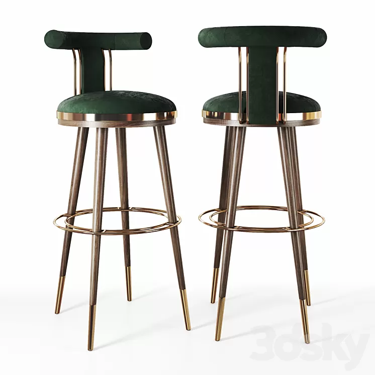 BAR CHAIR MORIS 3D Model BAR CHAIR MORIS 3D Model