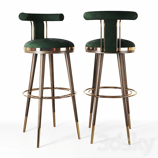 BAR CHAIR MORIS 3DModel
