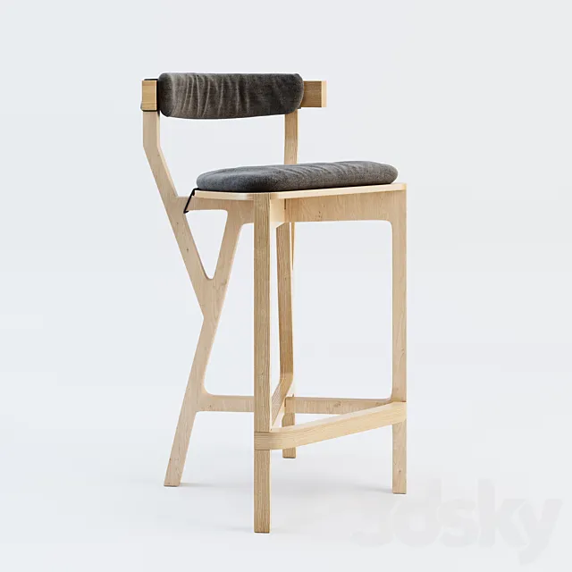 BAR CHAIR OBJECT № 3D Model