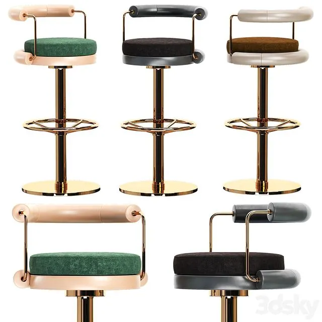 Bar chair otis i 3D Model