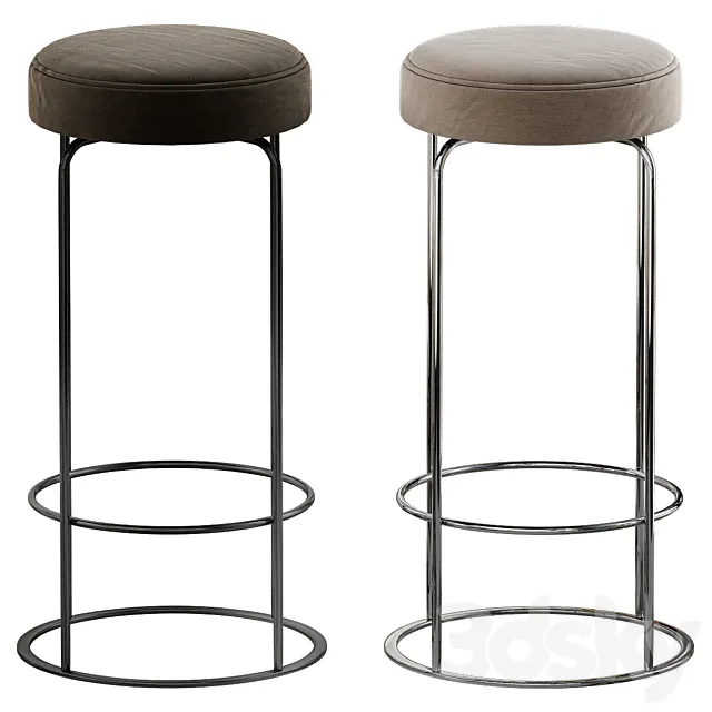 Bar chair RING BARSTOOL MAXI 3D Model Bar chair RING BARSTOOL MAXI 3D Model