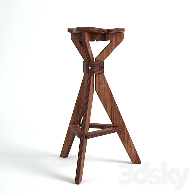 Bar chair YO – multi F 3D Model