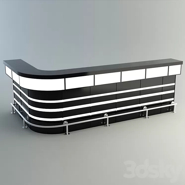 Bar counter 3D Model