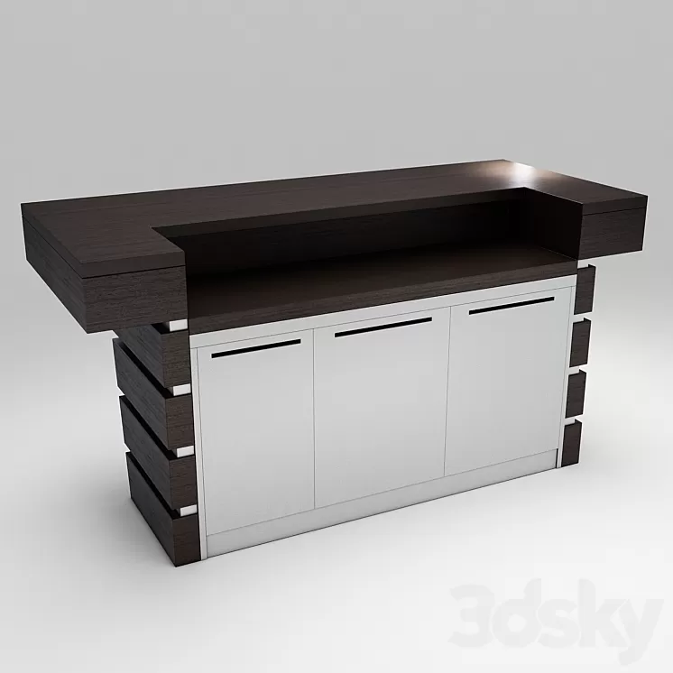 Bar counter 3D Model
