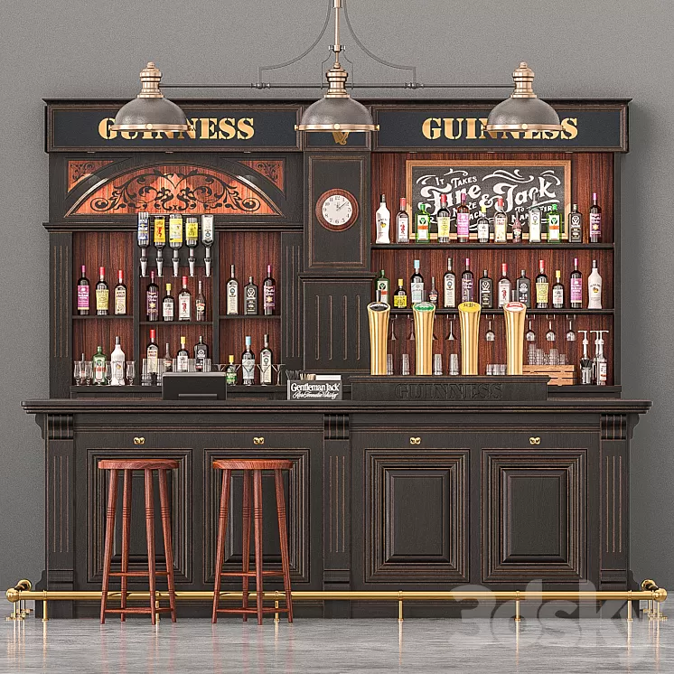 Bar counter 3D Model