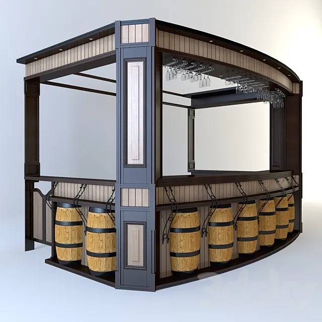 Bar counter 3DModel