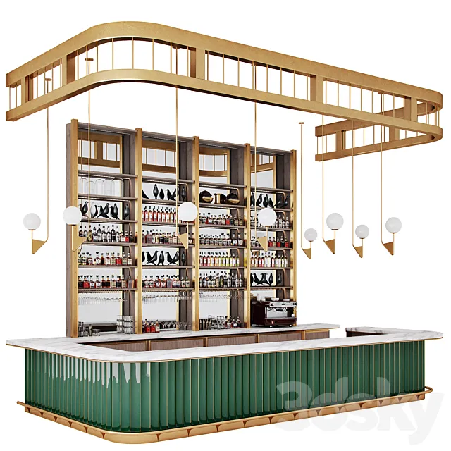 Bar counter 3DModel