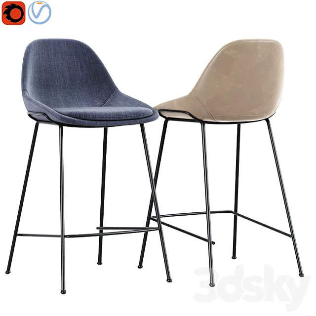 Bar & Counter Stool 3DModel