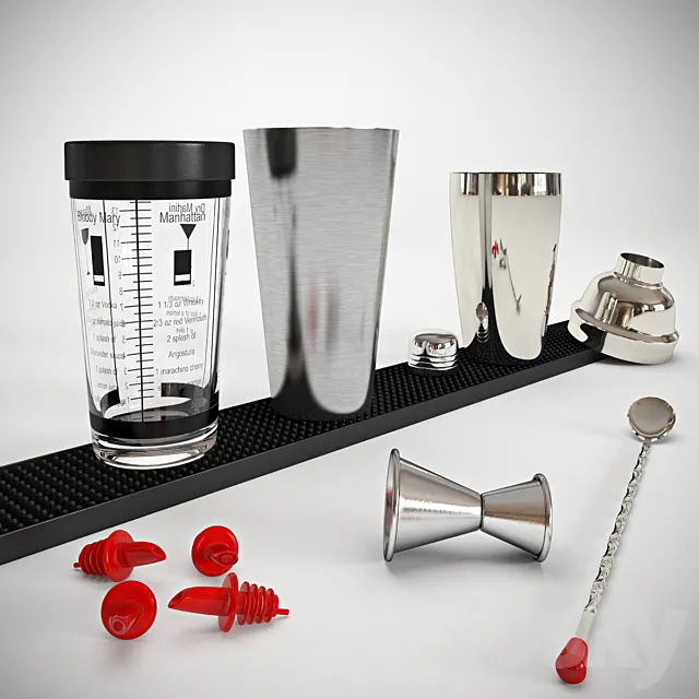 Bar Equipment Part 1 3D Model