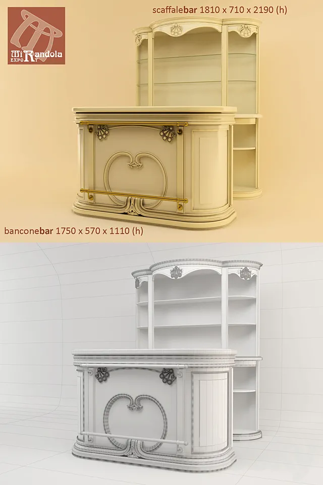bar Mirandola 3DModel bar Mirandola 3DModel
