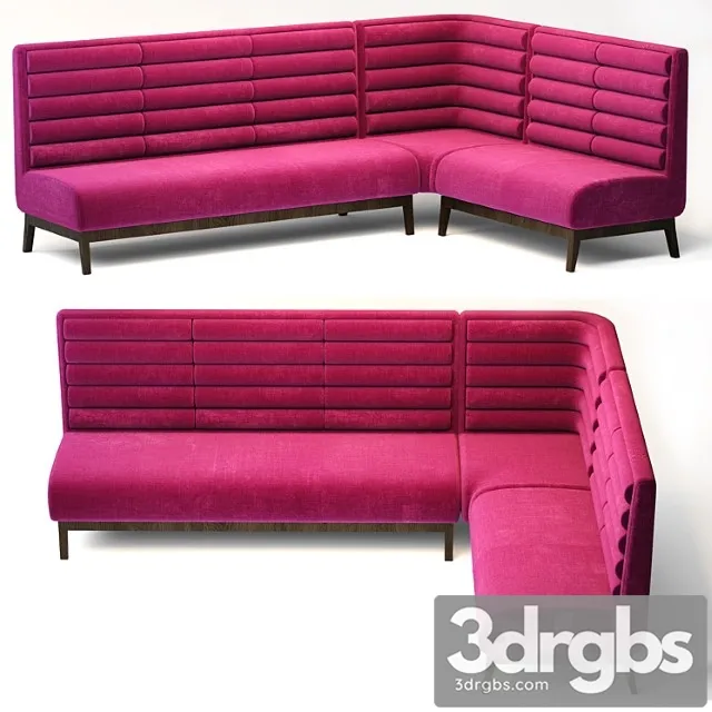 Bar seating sofa 2 3D Model Download Bar seating sofa 2 3D Model Download