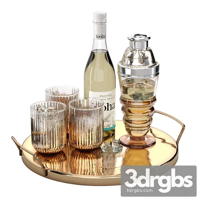 Bar set 3D Model Download