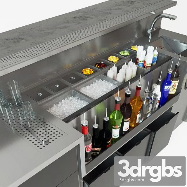 Bar station 3D Model Download