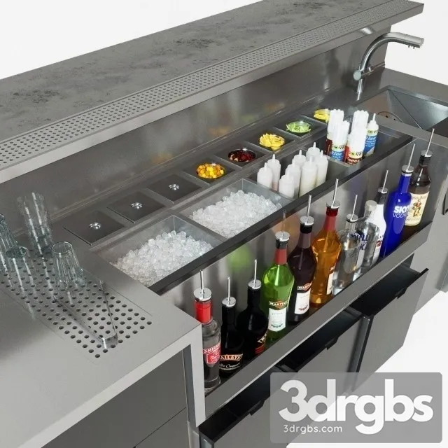 Bar Station 3D Model Download