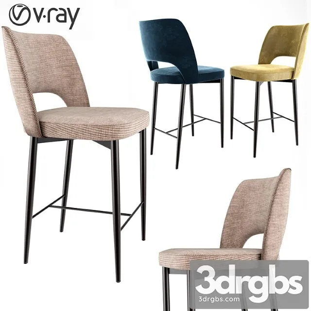 Bar Stool 2 2 3D Model Download