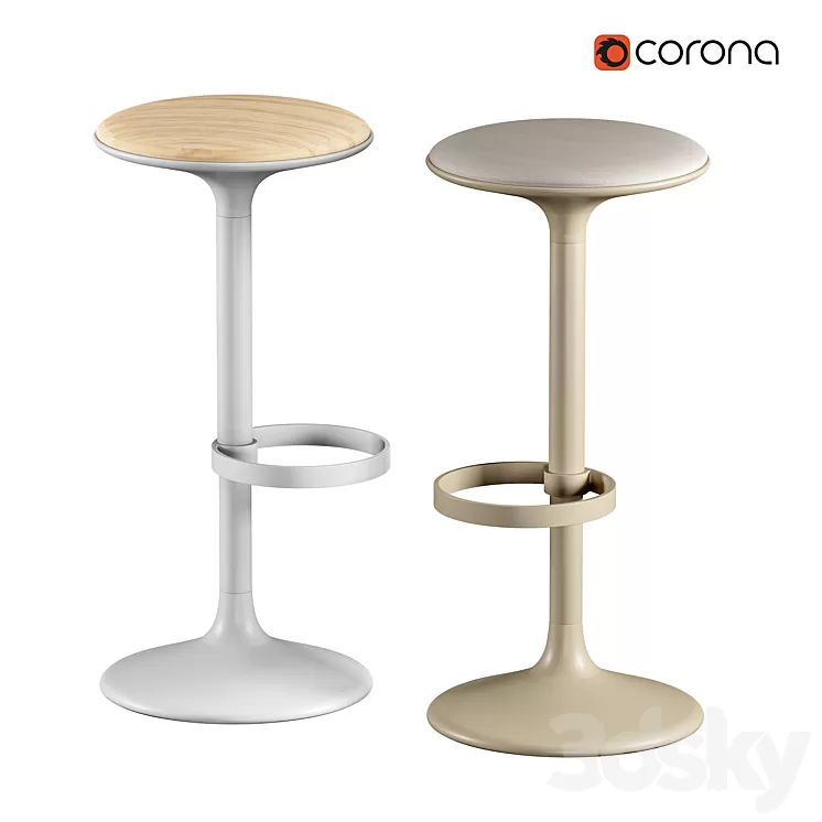 Bar stool 3D Model Bar stool 3D Model