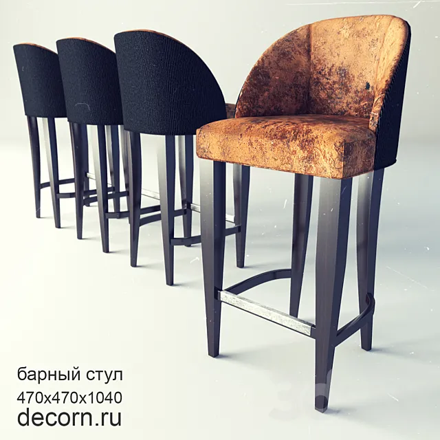 Bar Stool 3D Model Bar Stool 3D Model