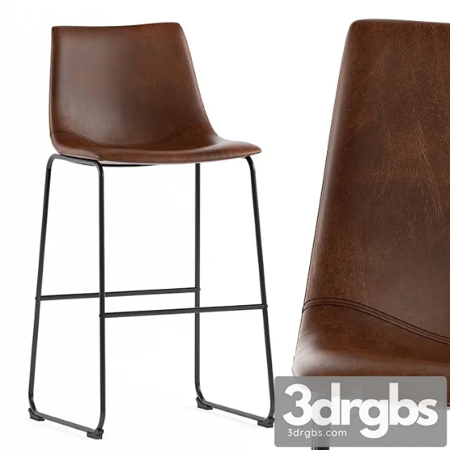 Bar stool adan bar stool (or pranzo vermut) 2 3D Model Download