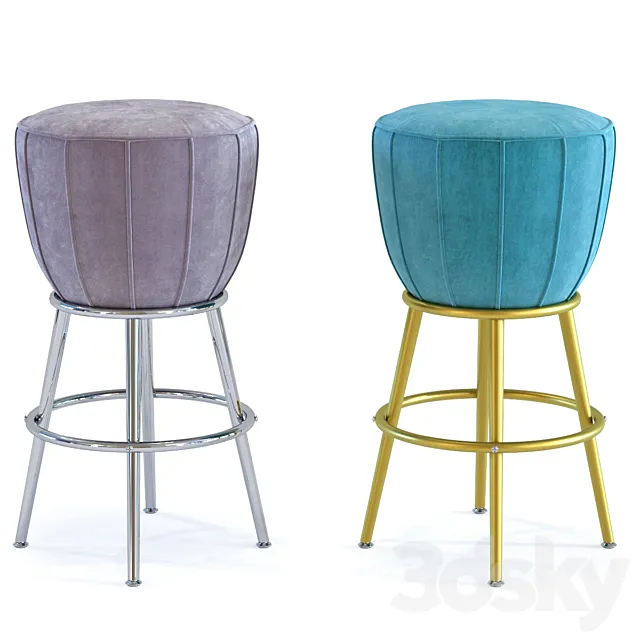 Bar stool after work 3D Model