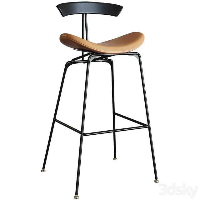 Bar stool Ant Bar Stool Chair 3D Model Bar stool Ant Bar Stool Chair 3D Model