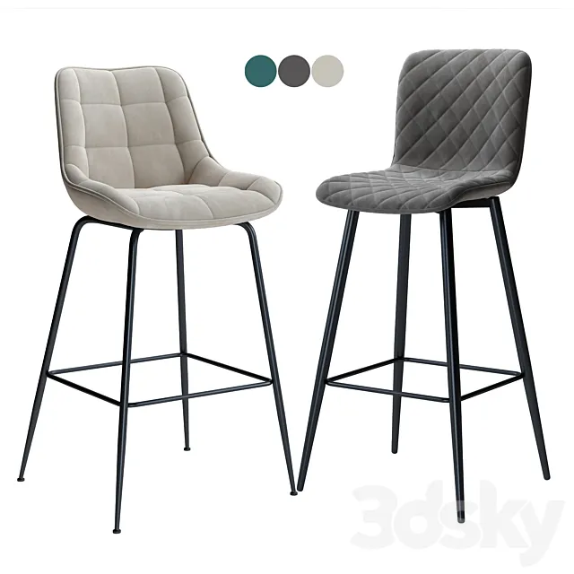 Bar stool B-140 Tarli 3D Model