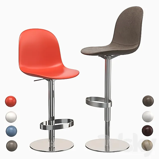 Bar stool Calligaris Academy. 3D Model Bar stool Calligaris Academy. 3D Model