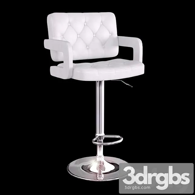 Bar stool chair 2 3D Model Download