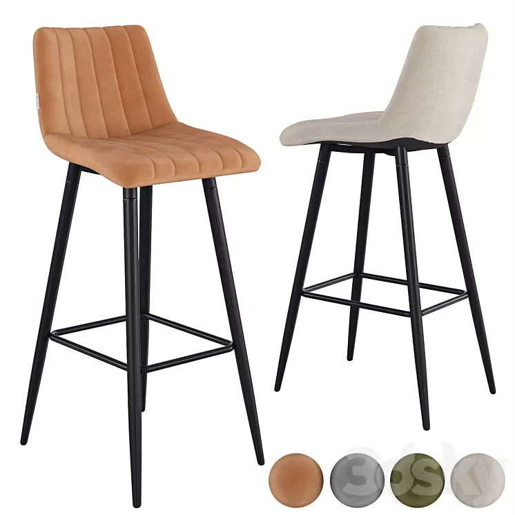 Bar stool Derry G108-72 3D Model Free Download