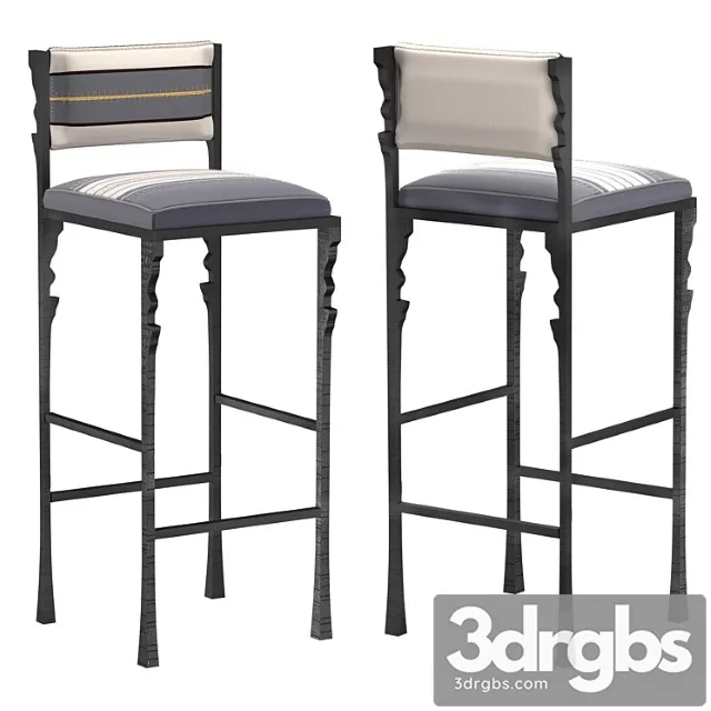 Bar Stool Engrenage 3D Model Download